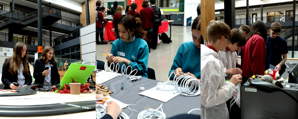 Images of activities organised for the Unlock Cyber Taster Day